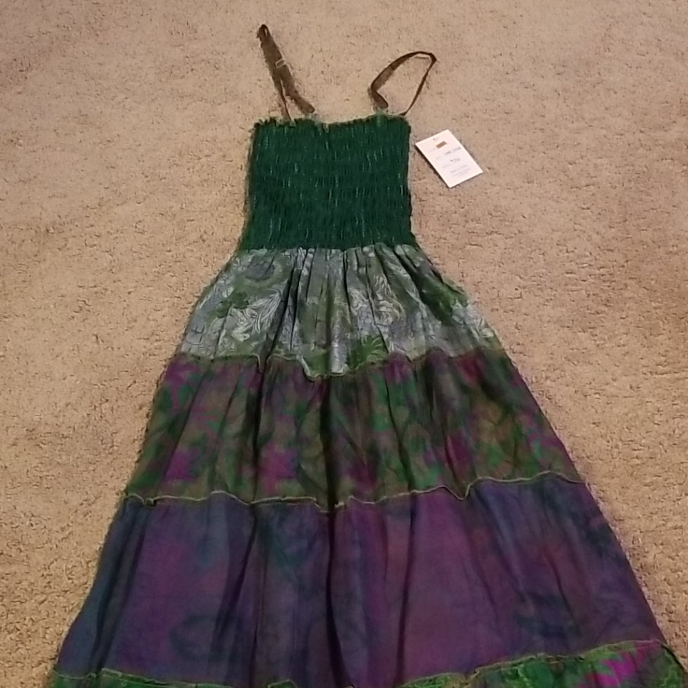 5/$50 Chhota green maxi dress